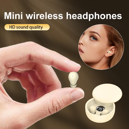 Mini Audífonos Bluetooth 5.4 Inalámbricos – Sonido Potente y Diseño Invisible